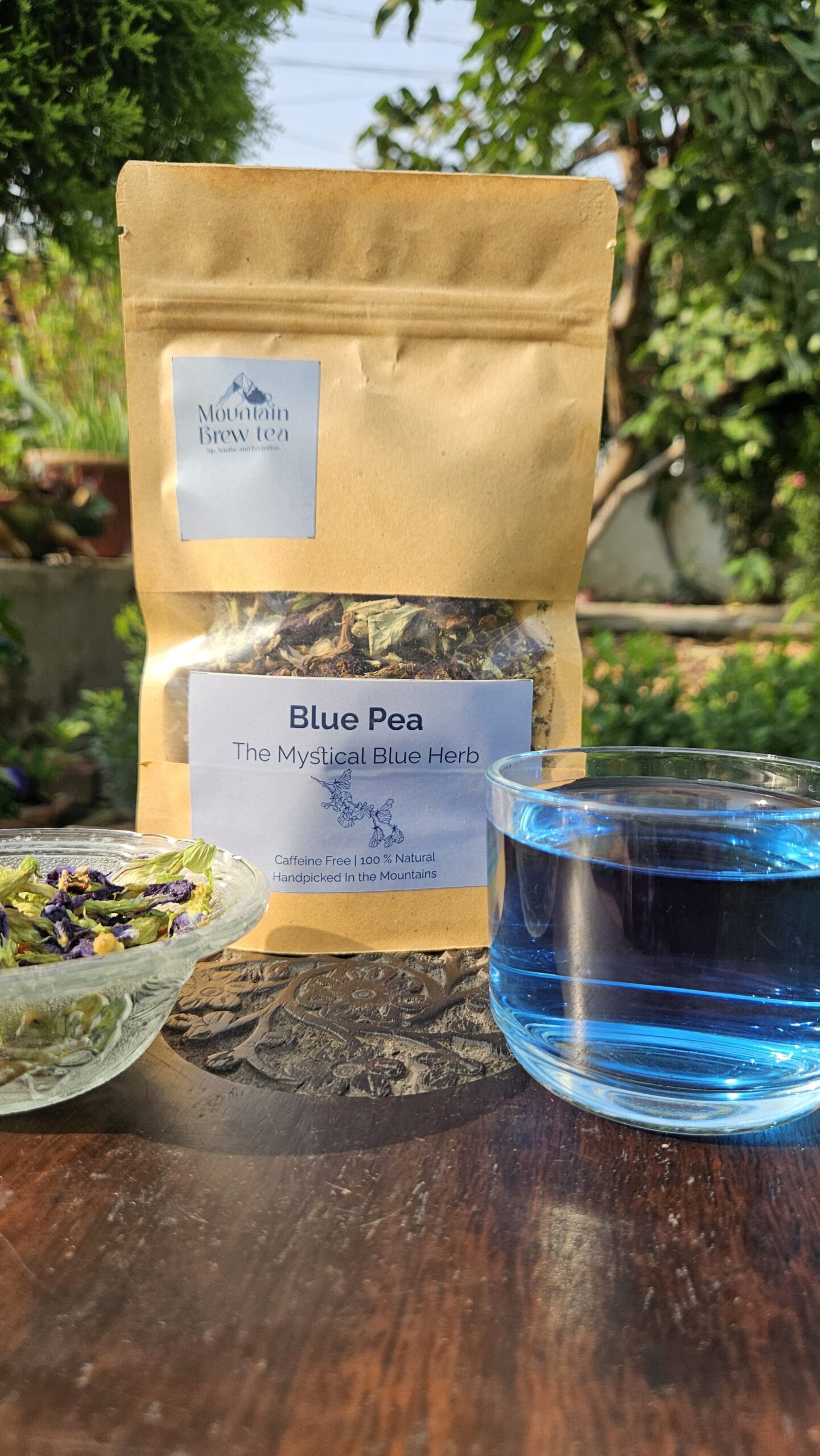 Blue pea tea